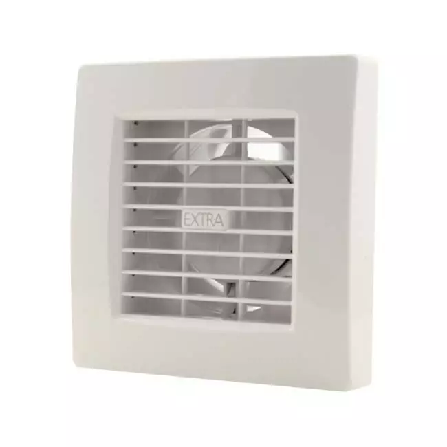 Bathroom extractor fan Ø 100 mm white - luxury X100