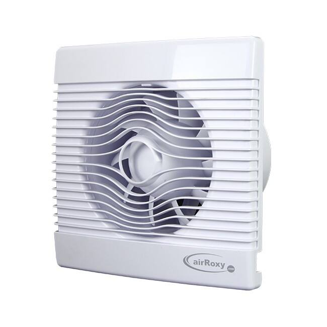 Bathroom extractor fan white with timer - Ø 120 mm (pRemium 120TS)