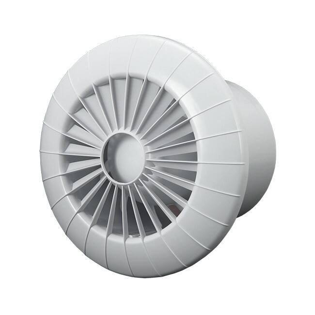 Bathroom extractor fan round - humidity sensor and timer - Ø 100 mm - aRid 100 BB HS