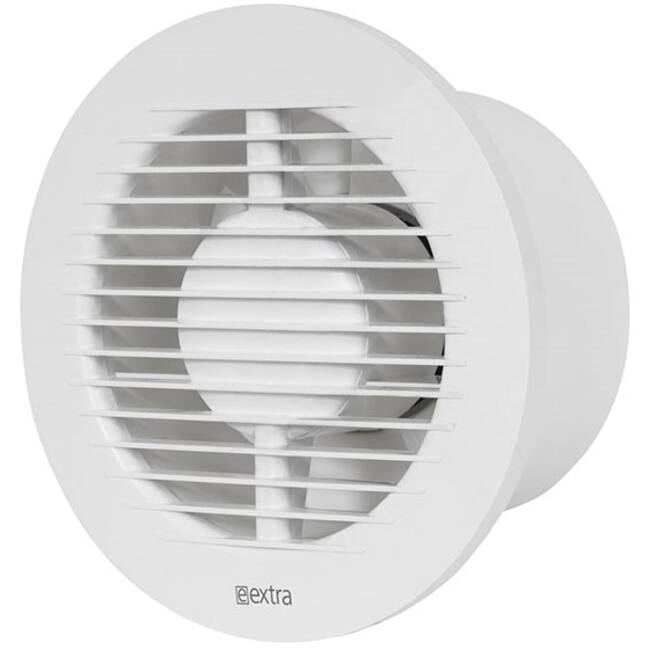 Bathroom extractor fan round Ø 125 mm white - standard EA125