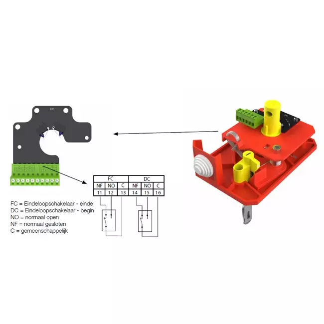 Fire damper rectangular manual operation - E-FD25 100x550 R