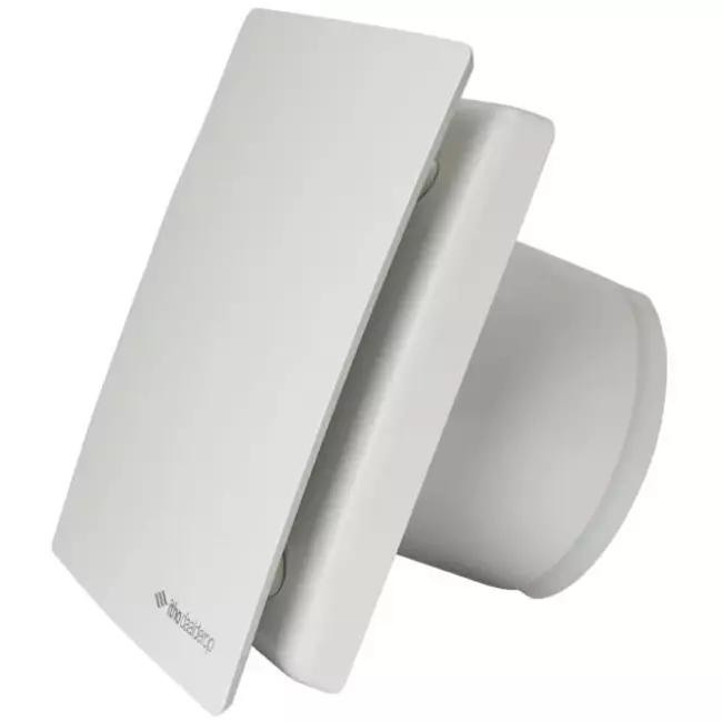 Itho Daalderop bathroom extractor fan Ø 100 mm - white with timer and 2 speeds BTV-ssst T