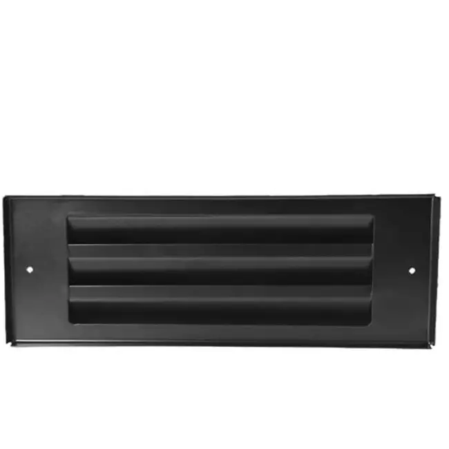 External wall grille surface mounted 300mm x 100mm BLACK