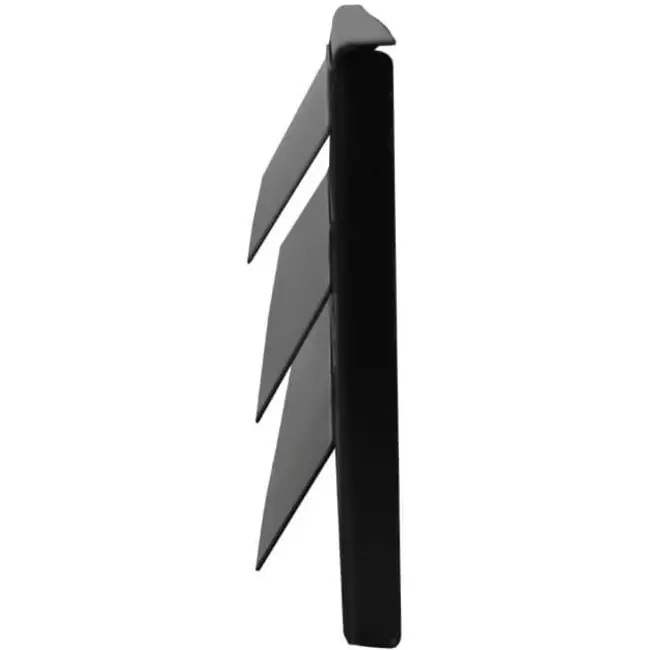 External wall grille surface mounted 300mm x 100mm BLACK
