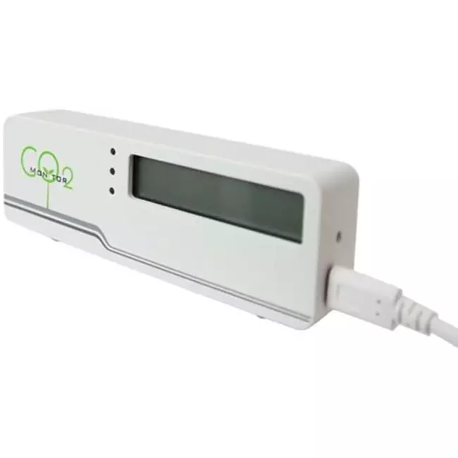 CO2 Meter - Compact Air Indicator with Temperature Display