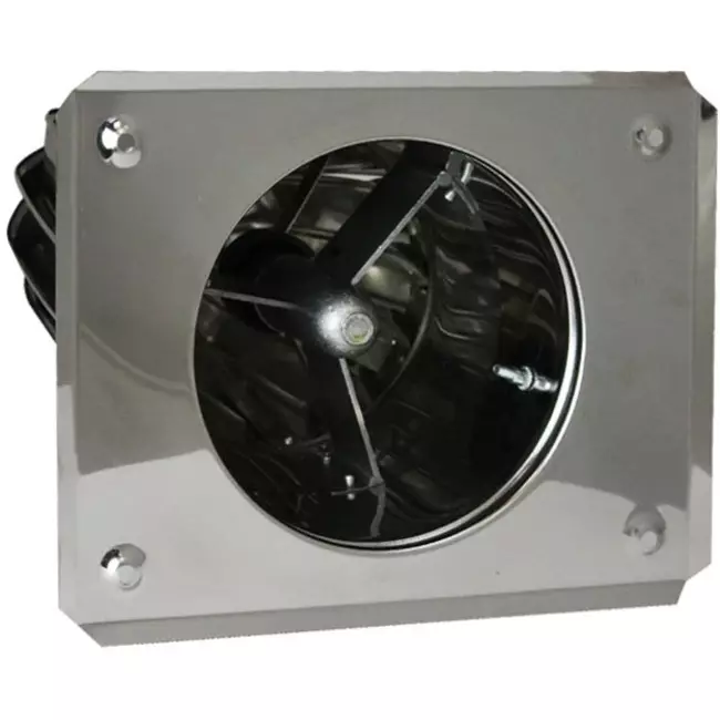 Wind-powered roof fan Cowl Oblong 150 mm stainless steel including roof slab - 325m3/h