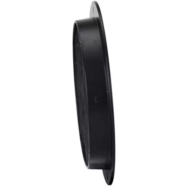 Outside air ventilation grilles aluminium - Ø 100mm- Black