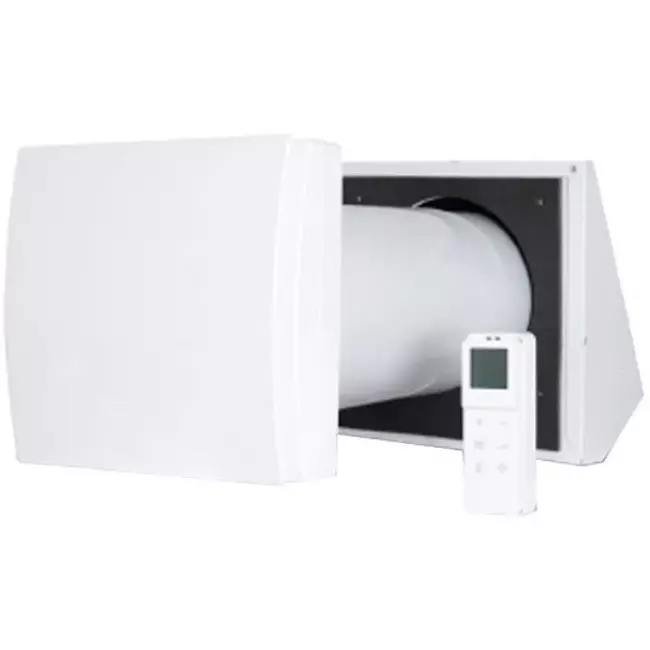 Decentralized WTW HRU wall Ø150 with remote control - 60 m³/h - HRU-WALL-RC-150-60-PEG