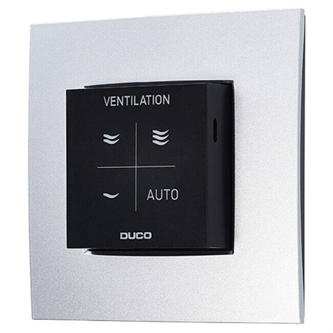 Duco CO2 room sensor - Control switch - Black