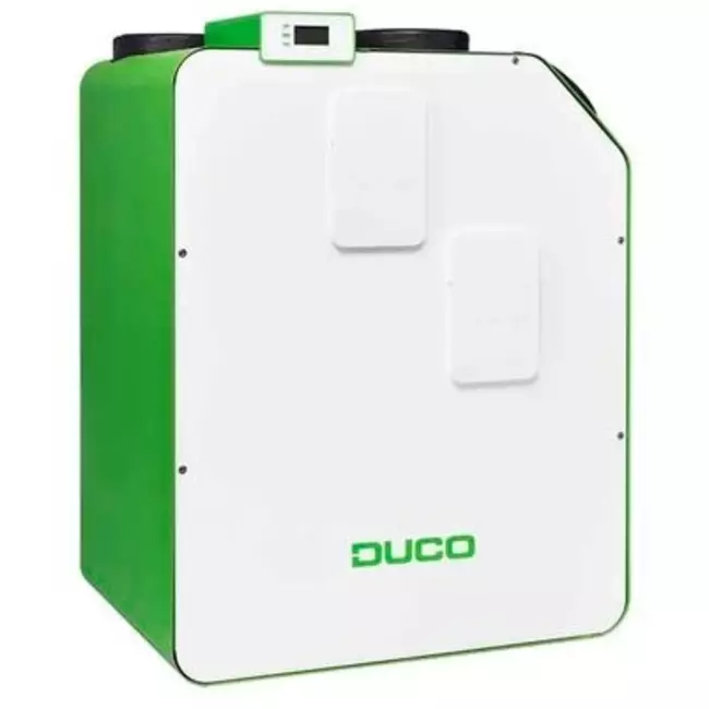 Duco MVHR Ducobox Energy 400 - 1 zone control with heater - right - plug type G - 400 m³/h
