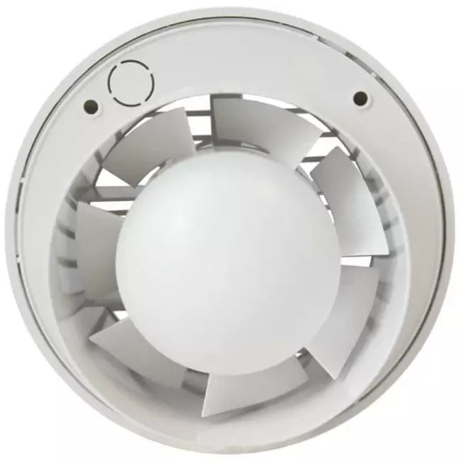 Bathroom extractor fan round Ø 100 mm white - basic EA100