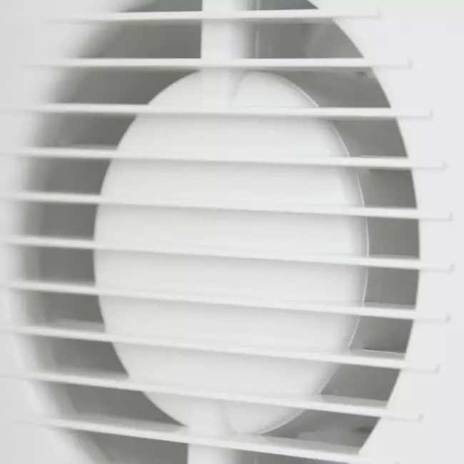 Bathroom extractor fan round Ø 100 mm white - basic EA100