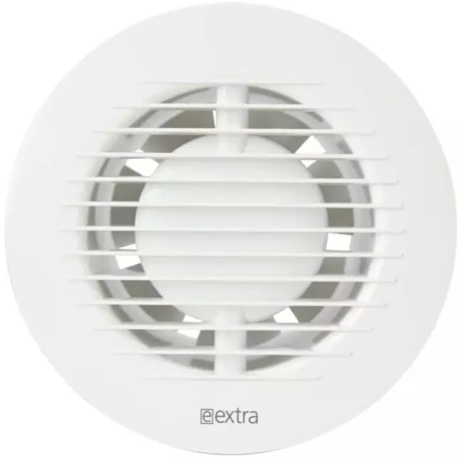 Bathroom extractor fan round Ø 100 mm white - basic EA100