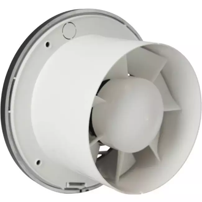 Bathroom extractor fan round Ø 100 mm anthracite - basic EA100A