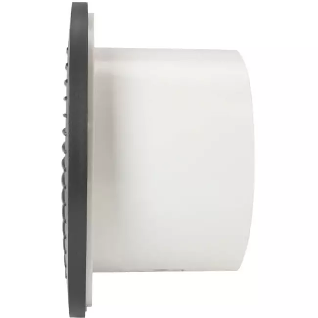 Bathroom extractor fan round Ø 100 mm anthracite - basic EA100A