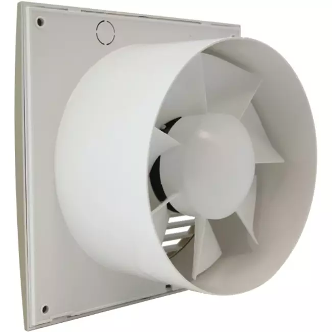 Bathroom extractor fan Ø 100 mm gold with timer and humidity sensor - EE100HTG