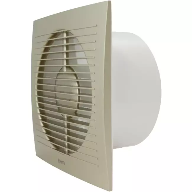 Bathroom extractor fan Ø 100 mm gold with timer and humidity sensor - EE100HTG