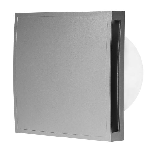 Bathroom extractor fan Ø 100 mm silver - design EET100S