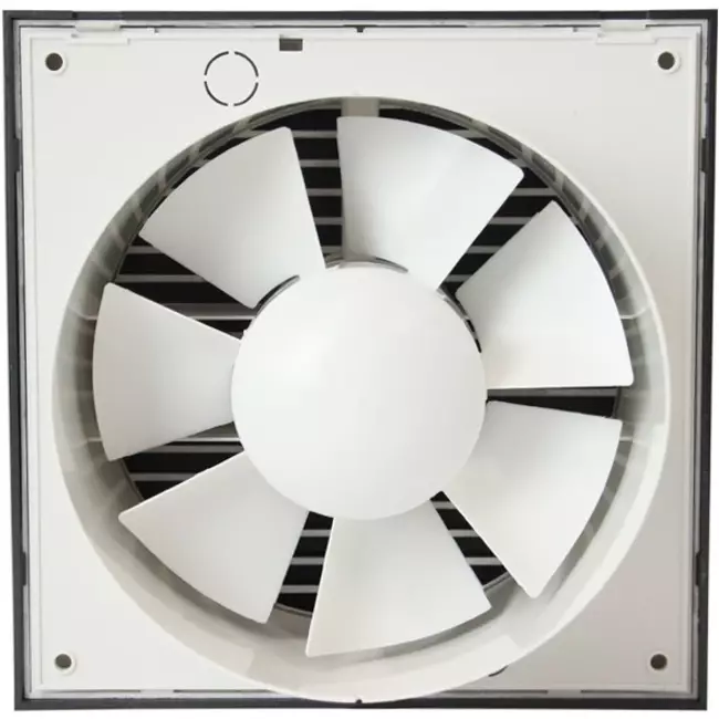 Bathroom extractor fan Ø 100 mm anthracite design - EET100A
