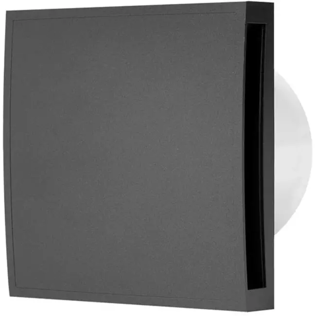 Bathroom extractor fan Ø 100 mm anthracite design - EET100A