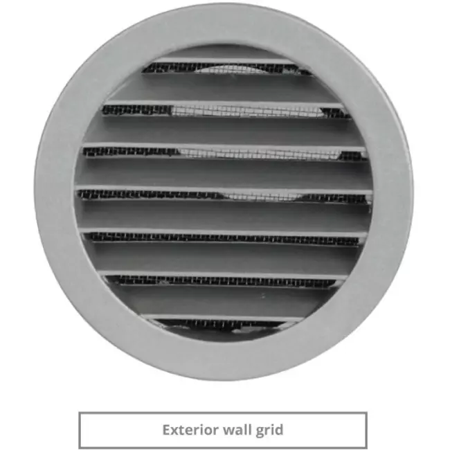Insulated exterior wall duct for natural ventilation diameter 125 mm – SPK2-125