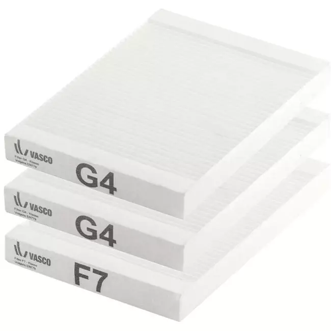 Vasco DX MVHR filter set G4/G4/F7