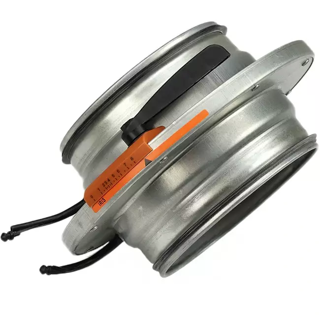 Iris flap 100 mm - Sendzimir galvanized steel - IRIS100