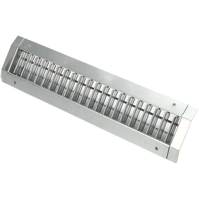 Duct grille double adjustable 825x75mm for duct 160 to 400mm - DGS-DB825x75