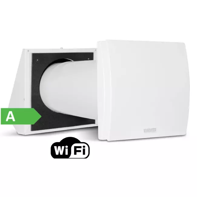 Decentralized WTW HRU wall with Wi-Fi module 60 m³/h - Ø150 - HRU-WALL-WI-150-60
