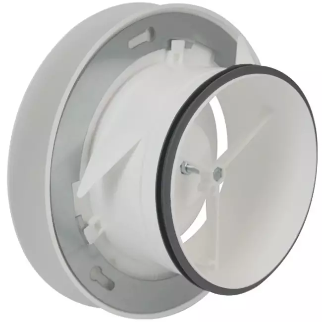 Imaginair RLV Ø 125 mm supply and exhaust air valve - mounting springs - white