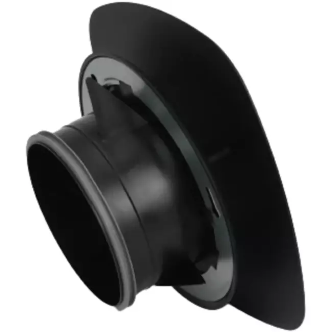 Imaginair RLV Ø 125 mm air valve - mounting springs - black