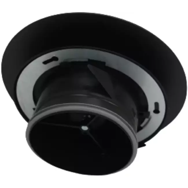 Imaginair RLV big Ø 125 mm supply and exhaust air valve - mounting springs - black