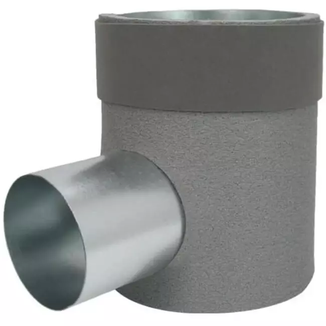 Thermoduct flat duct connector diameter 150mm H=80 mm single
