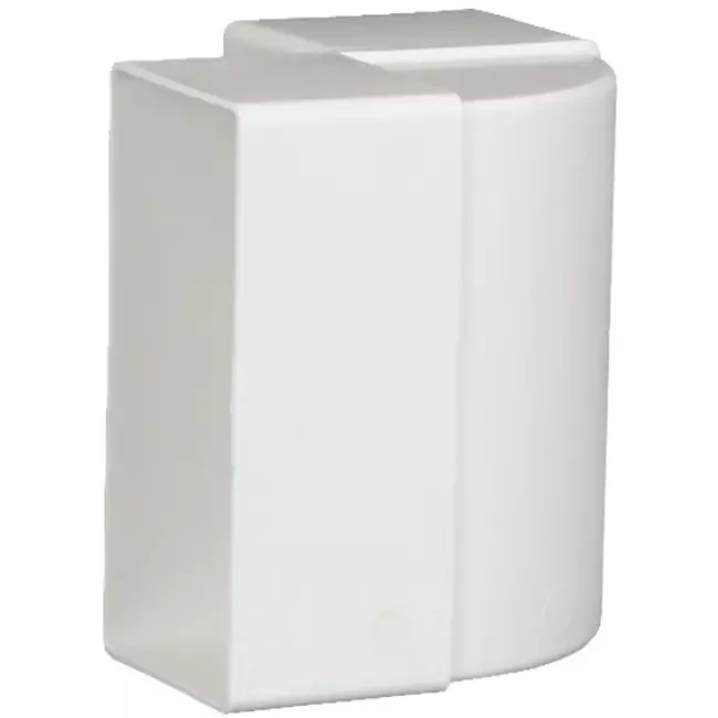Rectangular plastic vertical 90° bend 110 x 55 - KLV.