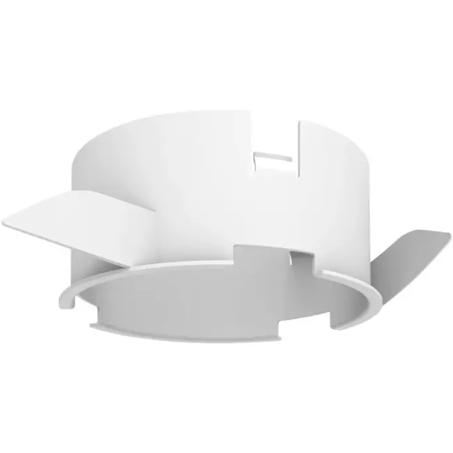 Fixing collar for Vent-Axia UniflexPlus RV valve (RVK collar) - white 125mm