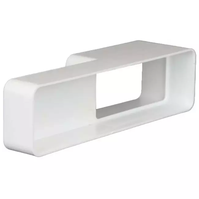 Rectangular plastic reducer - 220 x 55mm to 110 x 55mm- KS25-15