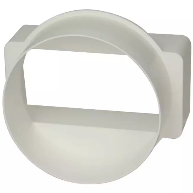 Rectangular plastic reducer Ø 100mm - 110 x 55 - KSD1