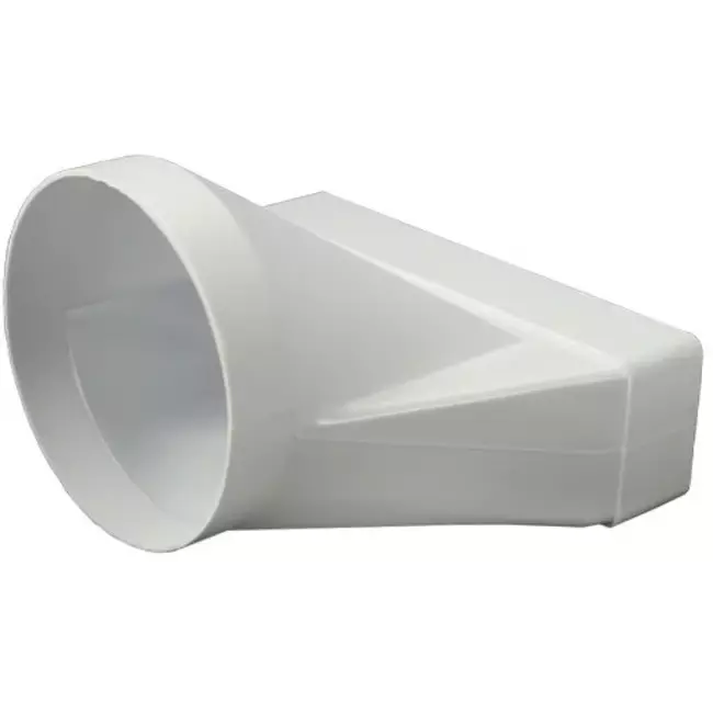 Rectangular plastic reducer Ø 150mm - 220 x 90mm - KSD29-150