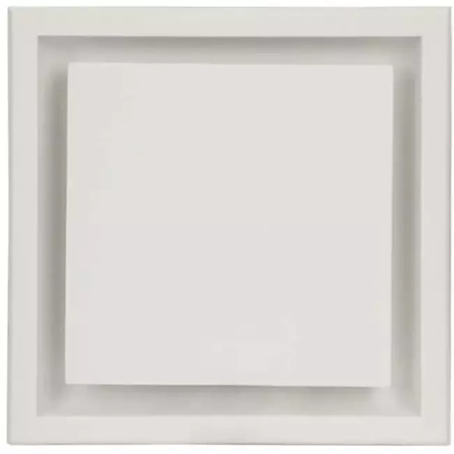 Ergovent frameless square ventilation valve 125 mm