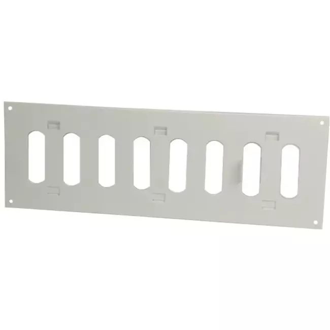 Metal adjustable rectangular slot diffuser 300x100 white - MR3010R - RAL9016