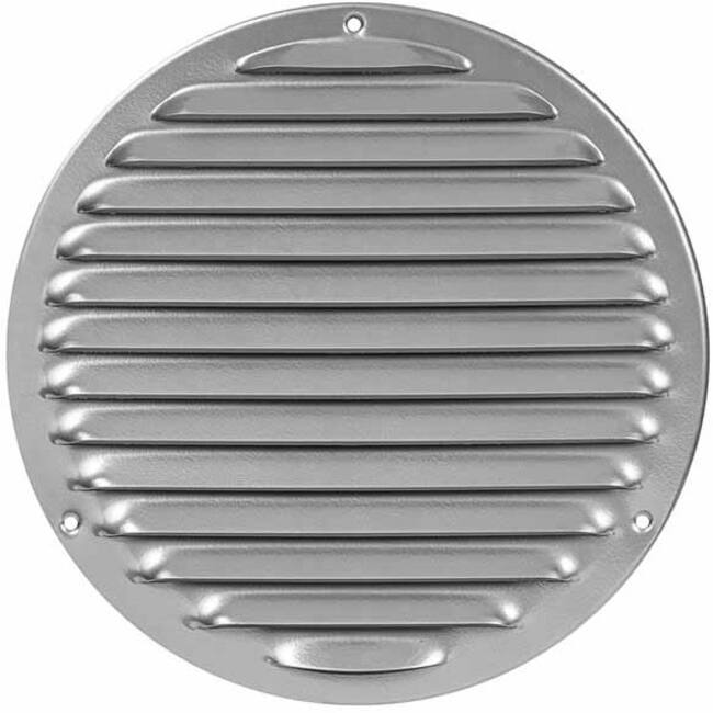 Metal ventilation grille round Ø200 mm grey - MR200P
