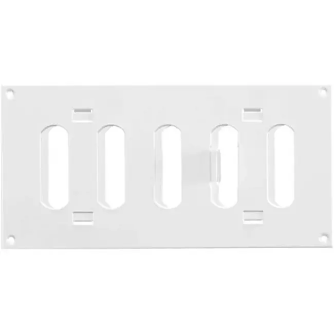 Adjustable metal slot diffuser 200x100 white - MR2010R - RAL9016