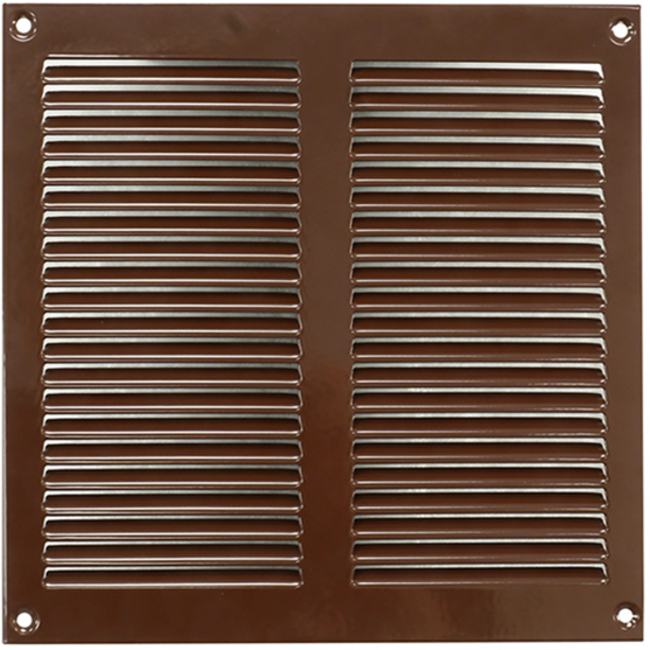 Metal grille 200x200mm brown - MR2020B