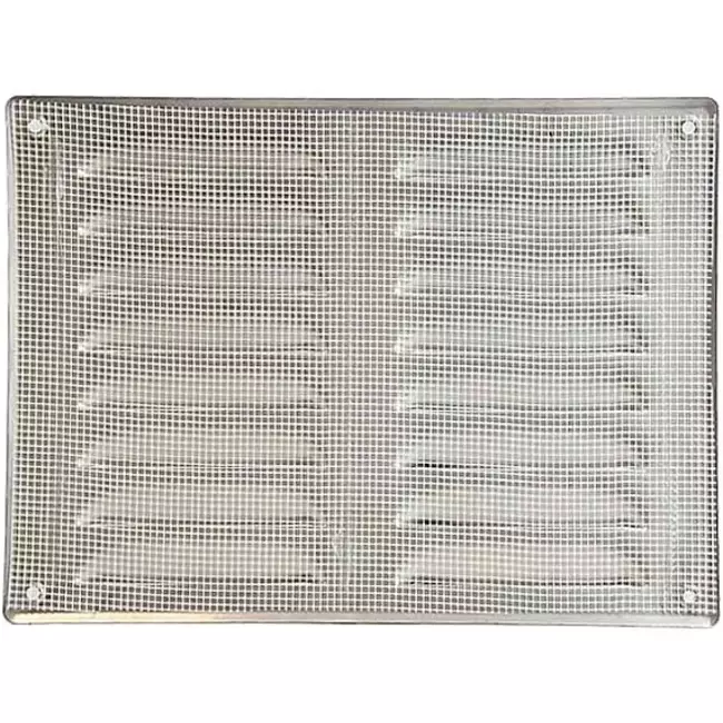 Metal ventilation grille rectangular 260x190 mm sinc - MR2619Zn