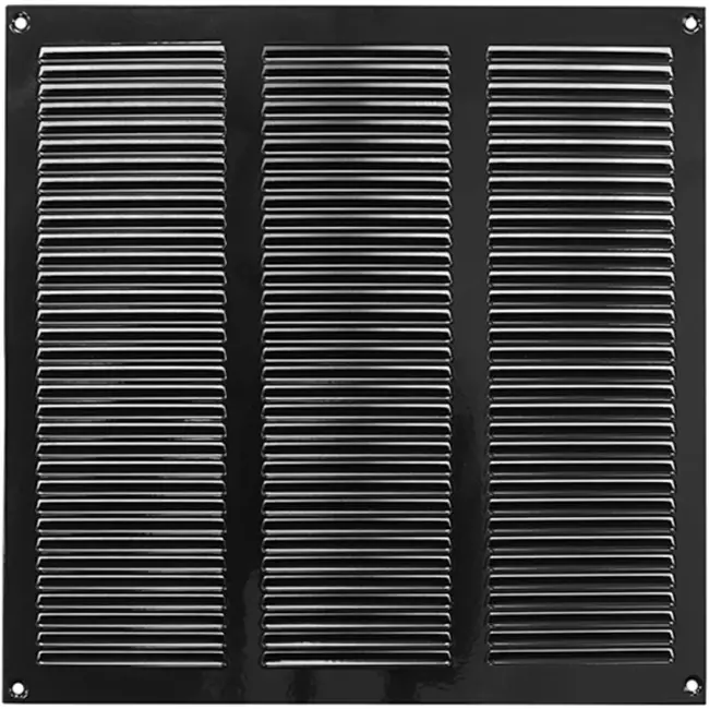 Metal grille 300x300mm black - MR3030M - RAL9005