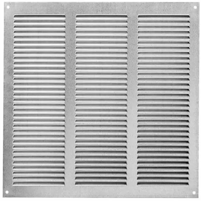 Metal grille 300x300mm zinc - MR3030Zn