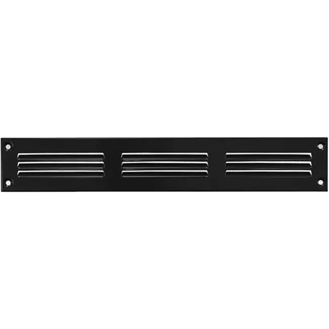 Metal grille 300x50mm black - MR305M - RAL9005