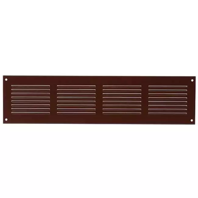 Metal grille 400x100mm brown - MR4010B