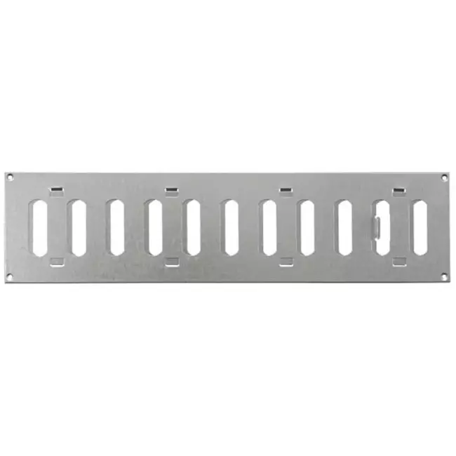 Adjustable metal slot diffuser 400x100 galvinized - MR4010RZn