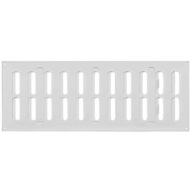Metal grille adjustable 400x150mm white - MR4015R
